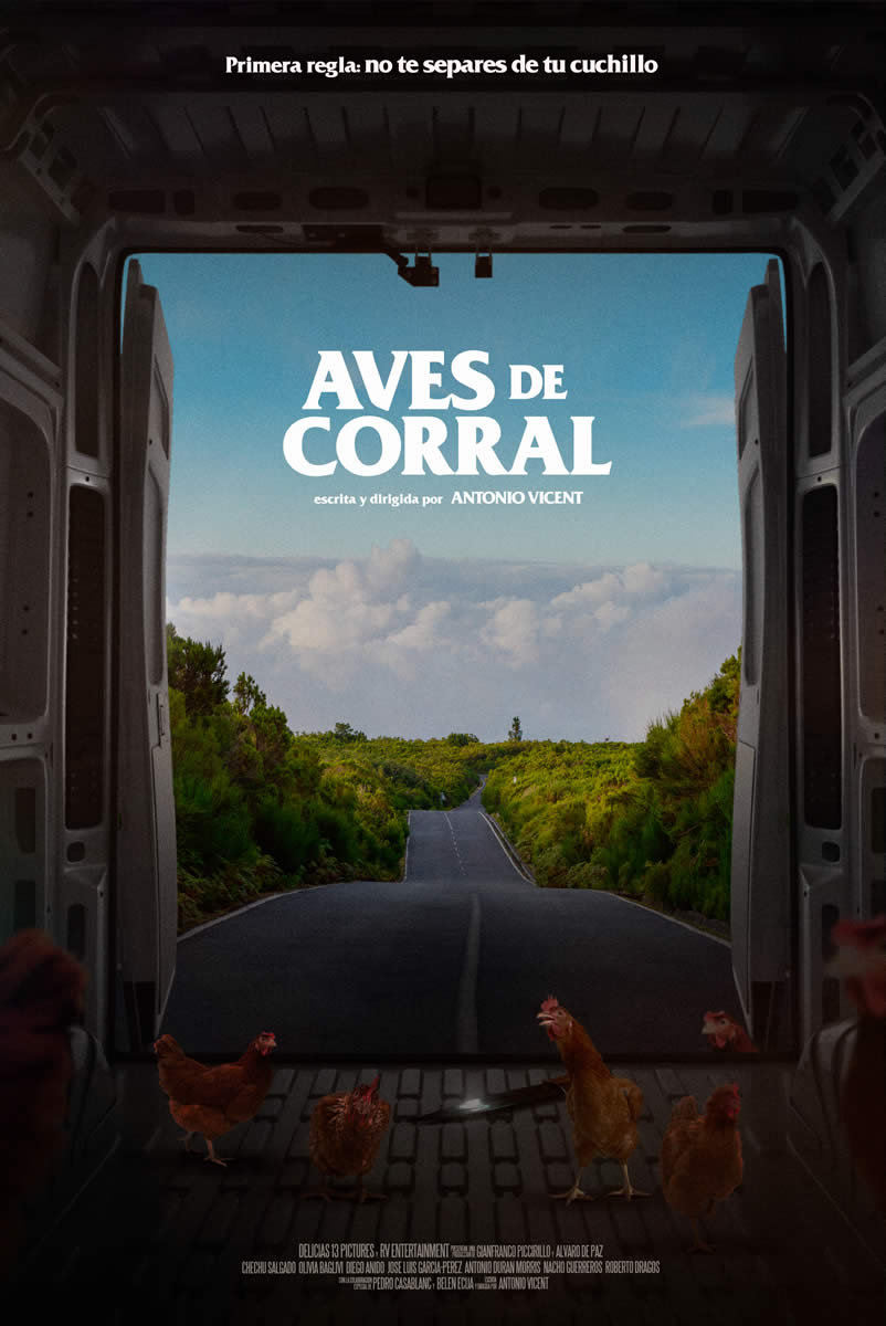 Cartel Aves de Corral de Antonio Vicent | Una producción de RV Entertainment